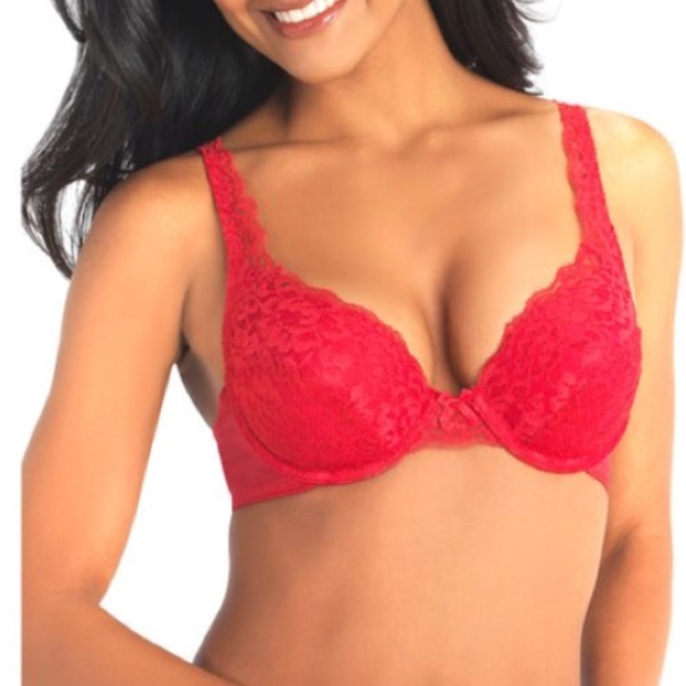 Vassarette Lace Push Up Bra